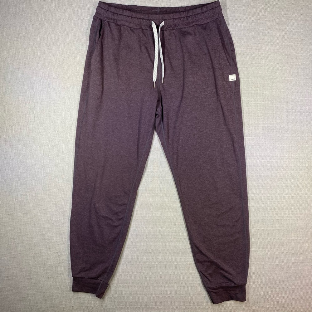 Vuori Womens Performance Jogger Heathered Dark Plum Purple Size Small